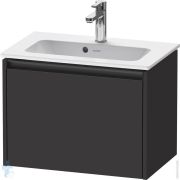 Тумба под умывальник Duravit Ketho.2 440x610x390 подвесная, 1 ящик, графит матовый K25055080800000