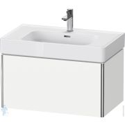 Тумба под раковину Duravit XSquare 784х397х470 подвесная, 1 ящик, белый мат. XS4279018180000