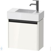 Тумба под умывальник Duravit Ketho.2 440х484х238 подвесная, 1 дверь, белый глянцевый K25072L22220000