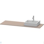 Столешница Duravit XSquare 1600х550х16 1 вырез справа, базальт матовый XS060HR4343