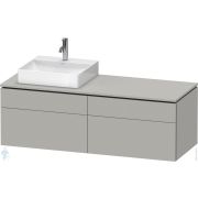 Тумба под раковину Duravit L-Cube 482х1420х550 подвесная, бетонно-серый матовый LC4870L07070000