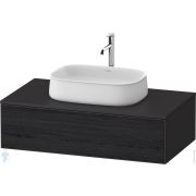 Тумба под раковину Duravit Zencha 281х1000х550мм, подвесная, цвет черный дуб ZE4811016800000