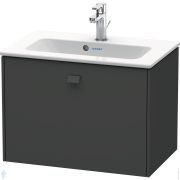 Тумба под раковину Duravit Brioso (620х389х442) подвесная, 1 ящик, графит матовый BR401004949