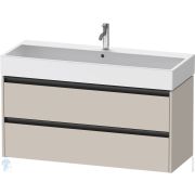 Тумба под умывальник Duravit Ketho.2 549x1184x460 2 ящика, цвет: тауп матовый K25279091910000