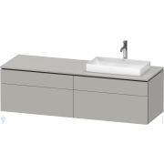 Тумба под раковину Duravit L-Cube 482х1620х550 подвесная, бетонно-серый матовый LC4871R07070000