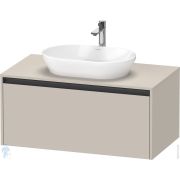 Тумба под умывальник Duravit Ketho.2 459x1000x550 подвесн., 1 ящик, цвет: тауп матовый K24886091910000