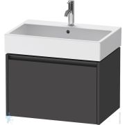 Тумба под умывальник Duravit Ketho.2 440х684х460 подвесная, 1 отсек, графит мат. K25076049490000
