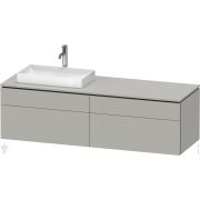 Тумба под раковину Duravit L-Cube 482х1620х550 подвесная, бетонно-серый матовый LC4871L07070000