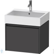 Тумба под умывальник Duravit Ketho.2 440х584х460 подвесная, 1 отсек, графит матовый K25075049490000