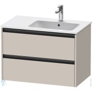 Тумба под умывальник Duravit Ketho.2 549x810x480 подвесн., 2 ящика, цвет: тауп матовый K25268091910000