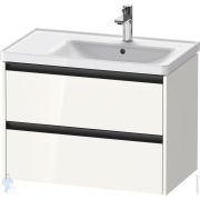 Тумба под умывальник Duravit Ketho.2 549x784x455 2 ящика, белый глянцевый K25286022220000