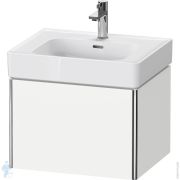 Тумба под раковину Duravit XSquare 584х397х470 подвесная, 1 ящик, белый матовый XS4278018180000