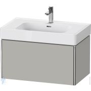 Тумба под раковину Duravit XSquare 784х397х470 подвесная, 1 ящик, бетонно-серый мат. XS4279007070000