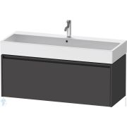 Тумба под умывальник Duravit Ketho.2 440x1184x460 подвесная, 1 отсек, графит матовый K25079049490000