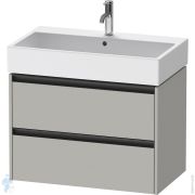 Тумба под умывальник Duravit Ketho.2 549x784x460 подвесн., 2 ящика, бетонно-сер.мат. K25277007070000