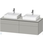 Тумба под раковину Duravit L-Cube 482х1420х550 подвесная, бетонно-серый матовый LC4872B07070000