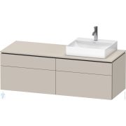 Тумба под раковину Duravit L-Cube 482х1420х550 подвесная, цвет: тауп матовый LC4870R91910000