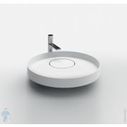 Раковина Falper Eccentrico WN1 560х560х140 накладная, без перелива, без отв. под смеситель, белый