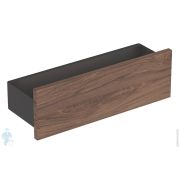 Полка настенная с крючками Geberit Smyle Square (450х143х148) пекан/темно-серый 500.362.JR.1