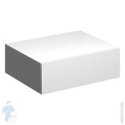 Тумба боковая GEBERIT Xeno2 (580х200х462) с 1 ящиком, белый глянец 500.507.01.1