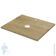 Столешница для тумбы в ванную комнату IDDIS Optima Home, МДФ, 600х505, дуб верона, OPH60BVi89