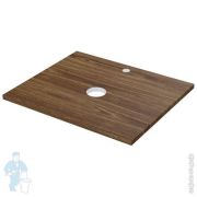 Столешница для тумбы в ванную комнату IDDIS Optima Home, МДФ, 600х505, орех макадамия, OPH60BMi89