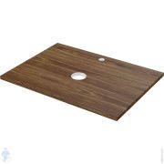 Столешница для тумбы в ванную комнату IDDIS Optima Home, МДФ, 700х505, орех макадамия, OPH70BMi89