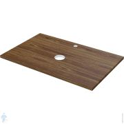 Столешница для тумбы в ванную комнату IDDIS Optima Home, МДФ, 800х505, макадамия орех, OPH80BMi89