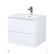 Тумба с умывальником IDDIS Edifice 602х470х500 подвесная, 2 ящика, белый EDI60W0i95K
