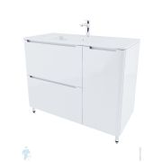 Тумба с умывальником IDDIS Edifice 1000х470х810 напольная, 2 ящика, 1 дверь белый EDI10WFi95K