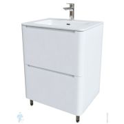Тумба с умывальником IDDIS Edifice 602х470х810 напольная, 2 ящика, белый EDI60WFi95K