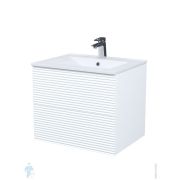 Тумба с умывальником IDDIS Bild 603х452х500 подвесная, 2 ящика, белый BIL60W0i95K