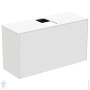 Тумба под раковину Ideal Standard CONCA (1000x373x550) 2 ящика, белый, столешница с вырезом T3936Y1
