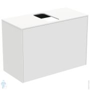 Тумба под раковину Ideal Standard CONCA (800x373x550) 2 ящика, белый, столешница с вырезом T3935Y1