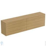 Тумба под раковину Ideal Standard CONCA (1985x373x550) 4 ящика, светлый орех, со столешницей T4332Y6
