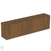 Тумба под раковину Ideal Standard CONCA (1985x373x550) 4 ящика, темный орех, со столешницей T4332Y5