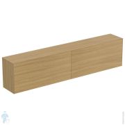 Тумба под раковину Ideal Standard CONCA (2385x372x550) 4 ящика, светлый орех, со столешницей T4341Y6
