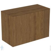 Тумба под раковину Ideal Standard CONCA (800x373x550) 2 ящика, темный орех, со столешницей T4318Y5