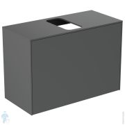 Тумба под раковину Ideal Standard CONCA (800x373x550) 2 ящ , антрацит, столешница с вырезом T3935Y2