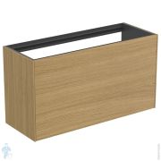 Тумба под раковину Ideal Standard CONCA (1000x373x540) 2 ящика, светлый орех T3997Y6
