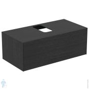 Тумба под раковину Ideal Standard CONCA (1000x505x370) 1 ящик, дым дуб, столешница с вырезом T3930Y3