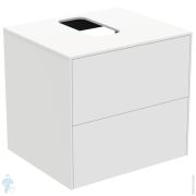 Тумба под раковину Ideal Standard CONCA (600x505x550) 2 ящика, белый, столешница с вырезом T3940Y1
