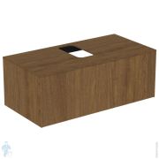 Тумба под раковину Ideal Standard CONCA (1000x505x370) 1 ящ , тем.орех, столешница с вырезом T3930Y5