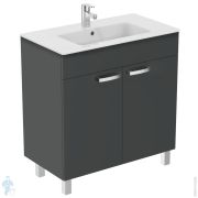 Тумба для умывальника Ideal Standard TEMPO (800х825х440) напольная, серый E0568TI