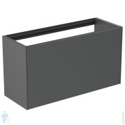 Тумба под раковину Ideal Standard CONCA (1000x373x540) 2 ящика, антрацит матовый лак T3997Y2