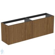 Тумба под раковину Ideal Standard CONCA (1585x373x540) 4 ящика, шпон темный орех T3996Y5