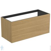 Тумба под раковину Ideal Standard CONCA 1200x505x540 2 ящика внешних, шпон светлый орех T3945Y6