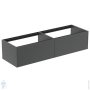 Тумба под раковину Ideal Standard CONCA (1585x505x360) 2 ящика, антрацит матовый лак T3984Y2