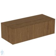 Тумба под раковину Ideal Standard CONCA 1200x505x370 1 ящик, темный орех, со столешницей T4314Y5
