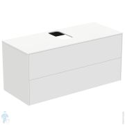 Тумба под раковину Ideal Standard CONCA 1200x505x550 2 ящ внешних, белый, столешн.с вырезом T3943Y1